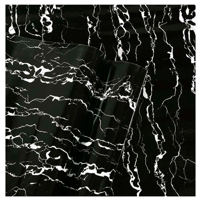 Papel Adhesivo Para Pared Blanco y Negro