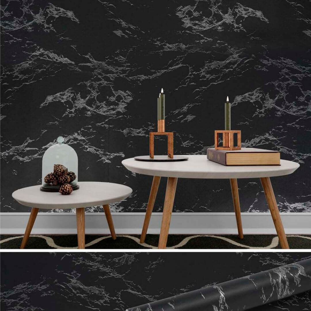 Papel Adhesivo Negro