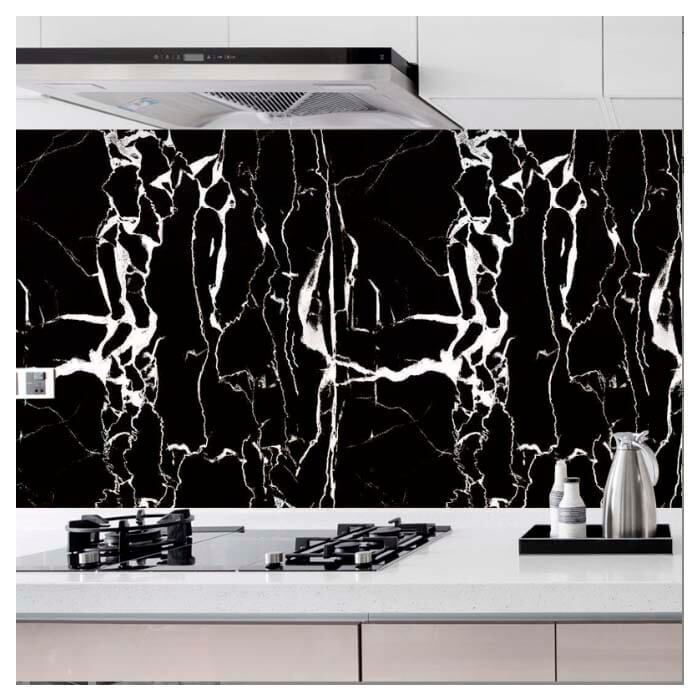 Papel Adhesivo Para Pared Blanco y Negro