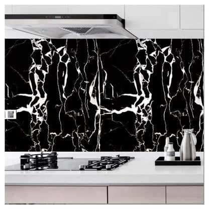 Papel Adhesivo Para Pared Blanco y Negro