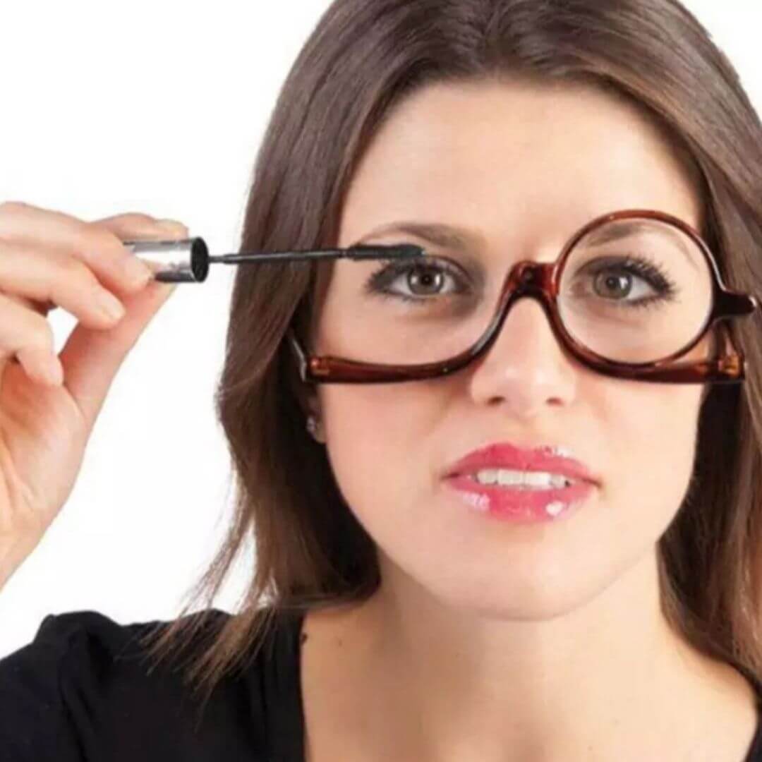 Gafas con lente giratoria para un maquillaje perfecto VISIONCLEAN™