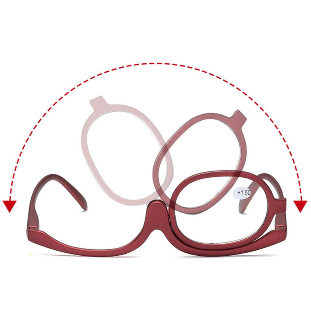 Gafas con lente giratoria para un maquillaje perfecto VISIONCLEAN™