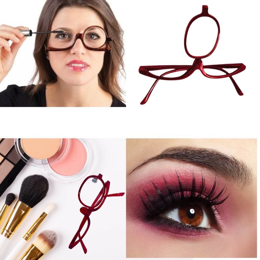 Gafas con lente giratoria para un maquillaje perfecto VISIONCLEAN™