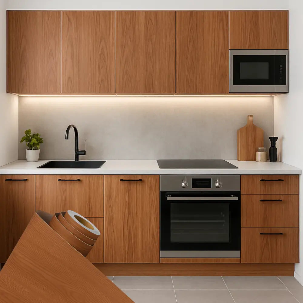 Papel Adhesivo Madera Claro