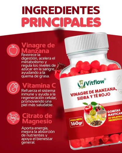 Gomitas Vinagre De Manzana (COMBO 1, 2, 3 O 5 Unidades)